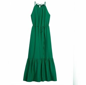 Halter Maxi Dress in Kailua Green